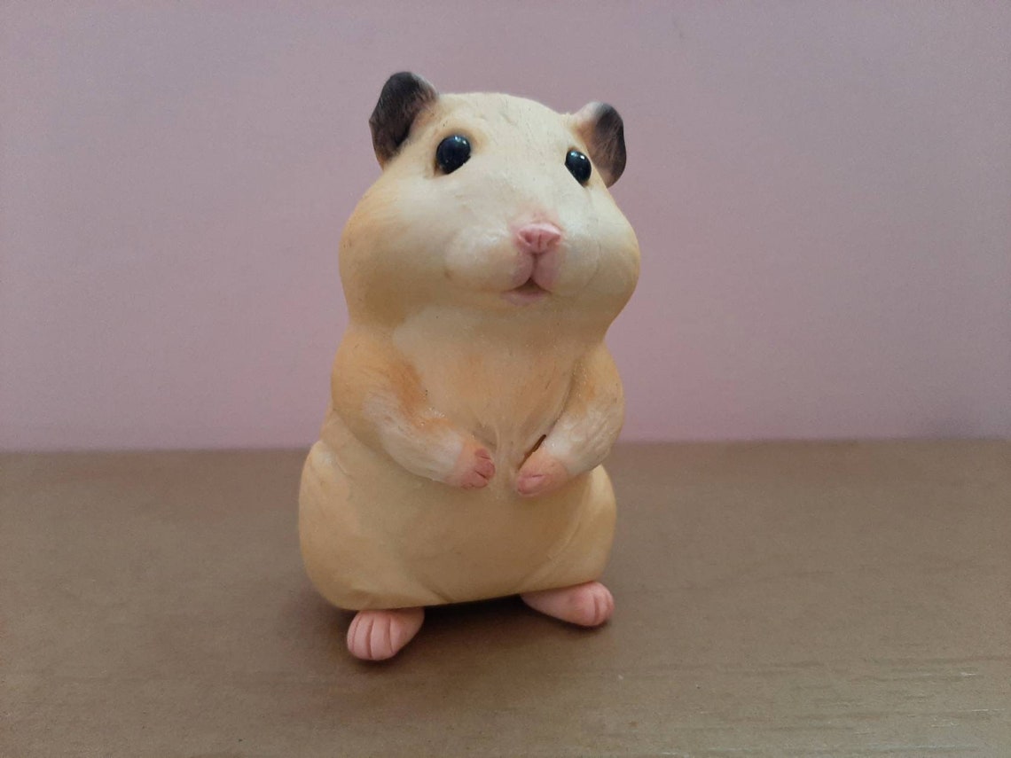 Hamster Memorial Gift Angel Hamster Sculpture Etsy