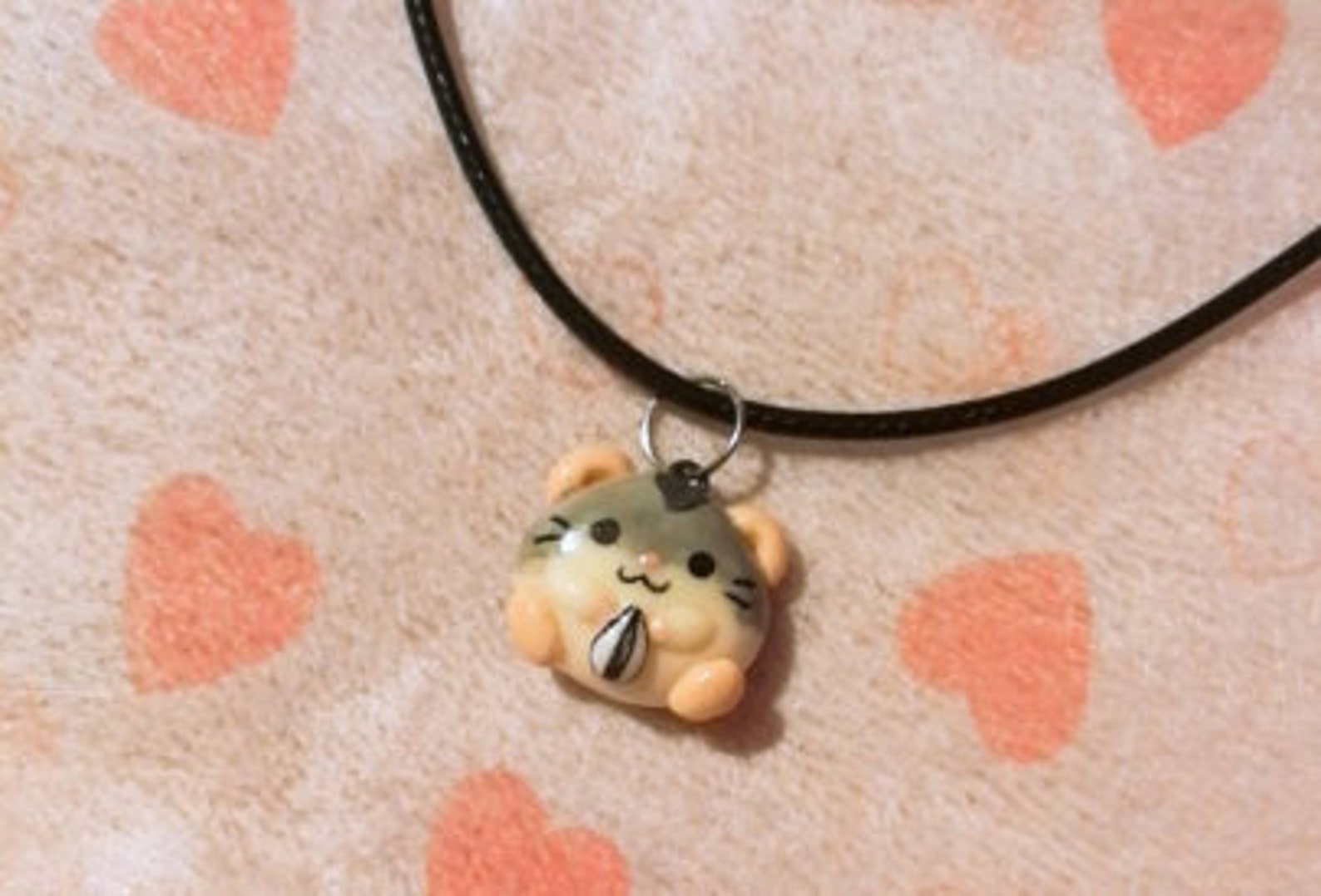 Cute hamster necklace hamster lover gifts dwarf hamster | Etsy