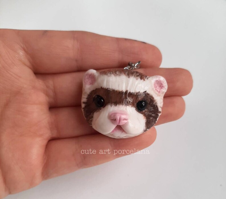 Custom Ferret Keychain Pet Loss Gifts for Ferret Lover and Etsy UK