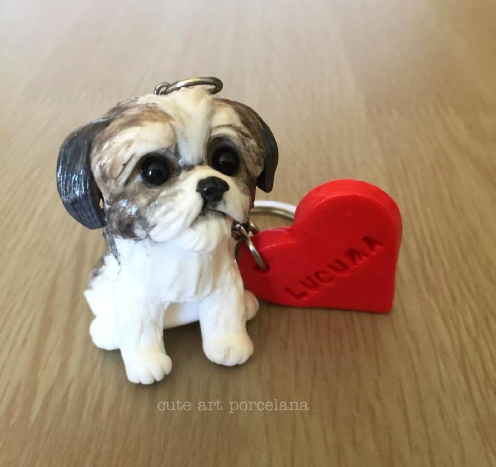 Custom Shih Tzu Keychain Pet Loss Gift for Dog Owner Friend Etsy