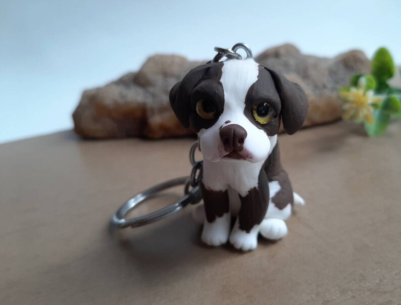 CUSTOM Dog keychain pet memorial keychain dog lover gift Etsy