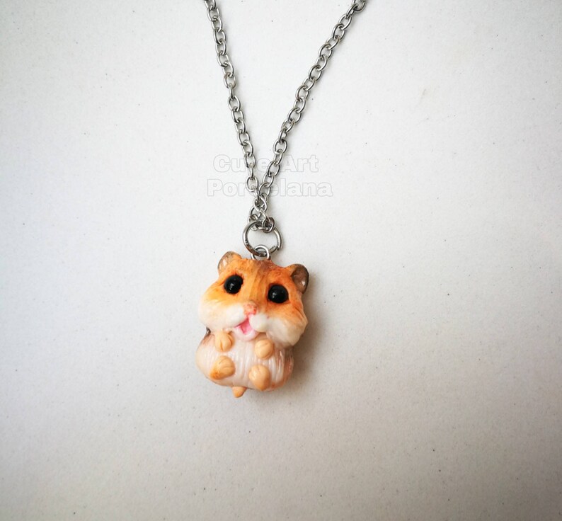 Personalized hamster necklace custom gifts for hamster Etsy