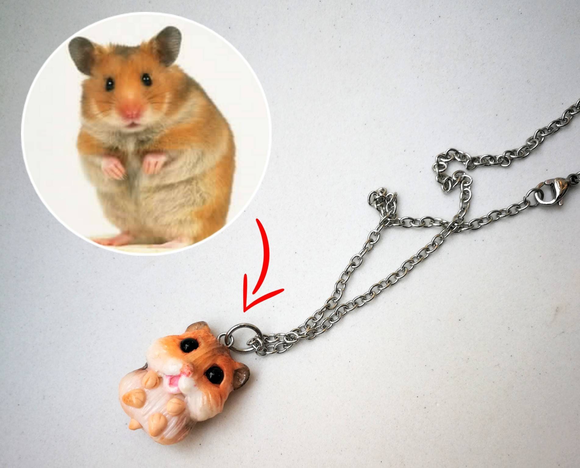 Personalized hamster necklace custom gifts for hamster Etsy