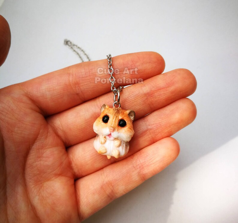 Personalized hamster necklace custom gifts for hamster Etsy