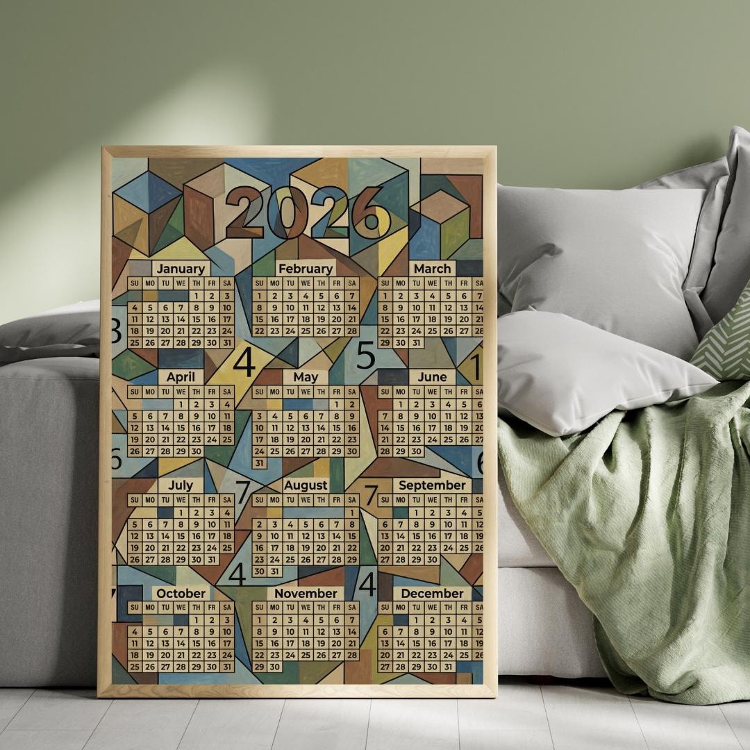 2026 Calendar Printable| Digital Download - Etsy UK