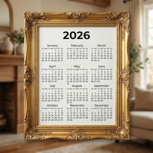 Year-at-a-glance printable 2026 wall calendar showing all twelve months in a single page layout.”
Minimalist printable 2026 calendar with black text on a white background, displaying all months in a simple grid

2026 Calendar Printable,Printable Calendar Templates 2026,Digital Download 2026 Calendar,Customizable 2026 Calendar Download,Free 2026 Calendar Printable,Best Printable Calendars for 2026,2026 Monthly Calendar Printable,How to Create a 2026 Calendar,2026 Calendar Printable Template,