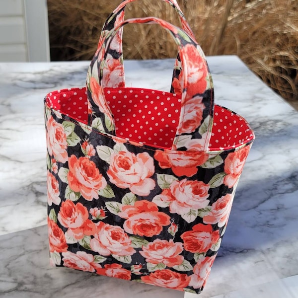 Fabric Handmade Tote Etsy