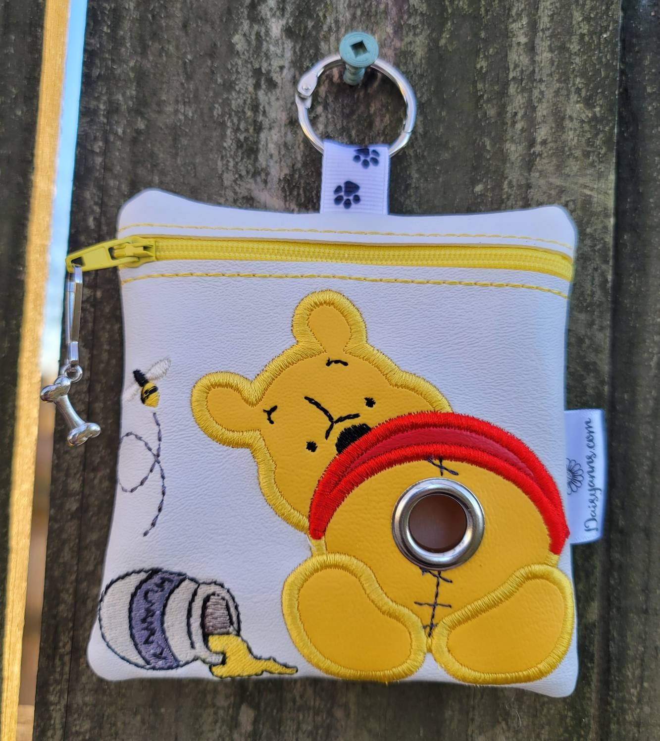 Poo Bear Dog Poop Bag Dispenser: Vinyl Pouch