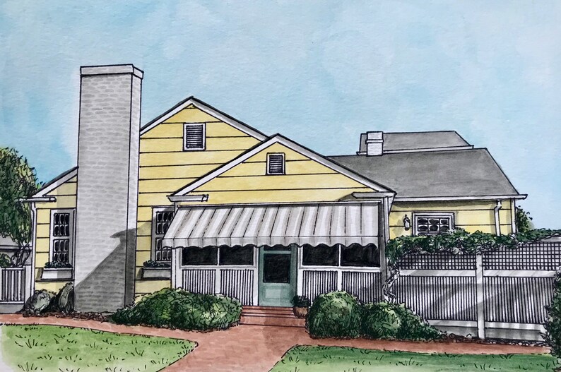 Custom House Watercolor