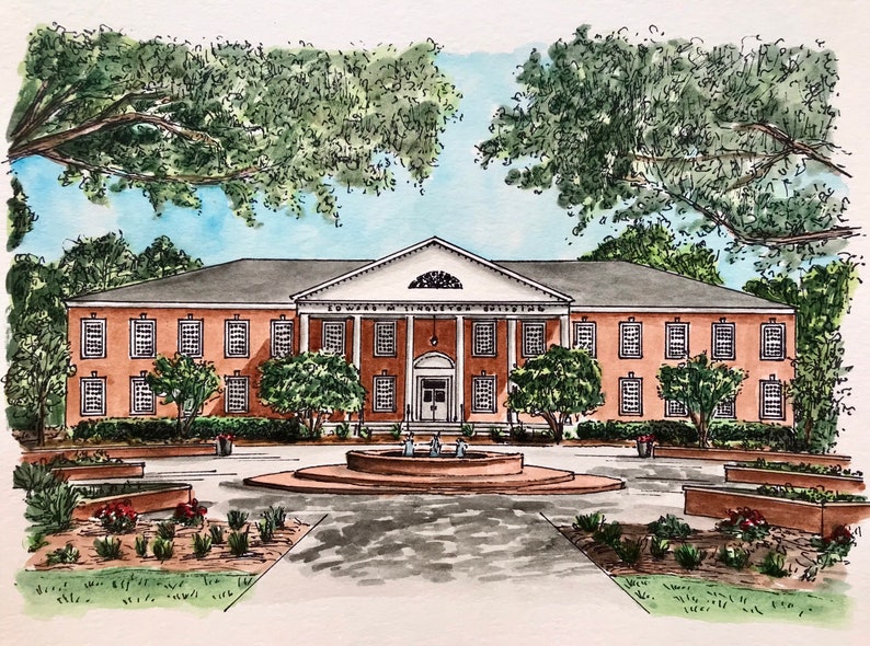 Custom House Watercolor