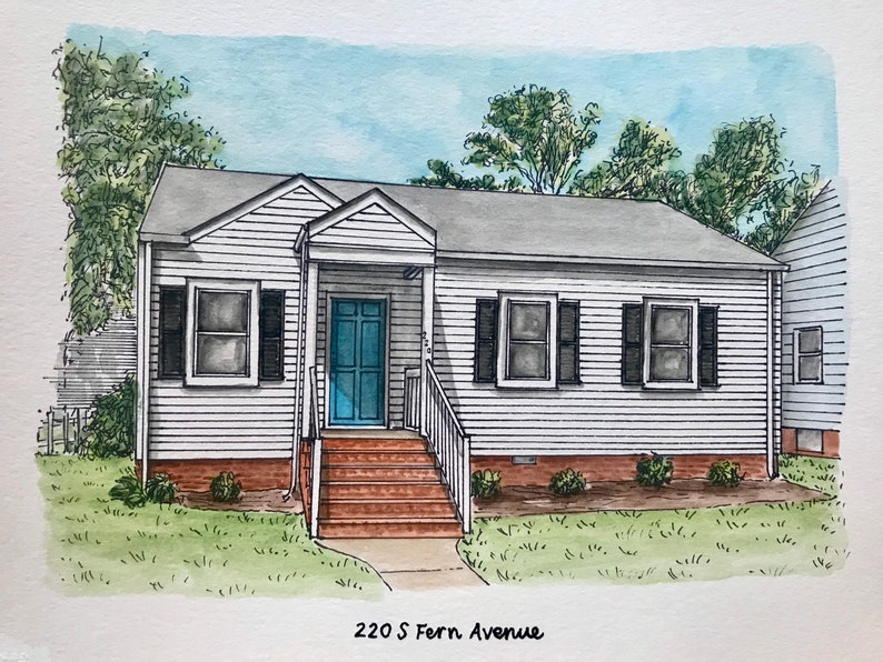 Custom House Watercolor