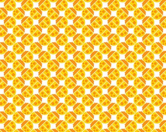 Solana Ladybug 48684 Peach Ladybugs Bugs Orange Moda Fabrics Quilting Cotton Fabric