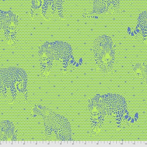 Lil Jaguars - Kiwi Green - Daydreamer - By Tula Pink for Freespirit