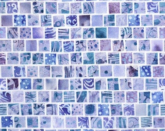 Mosaic II Periwinkle by Cheryl Lynch - Modern blender - by Hoffman