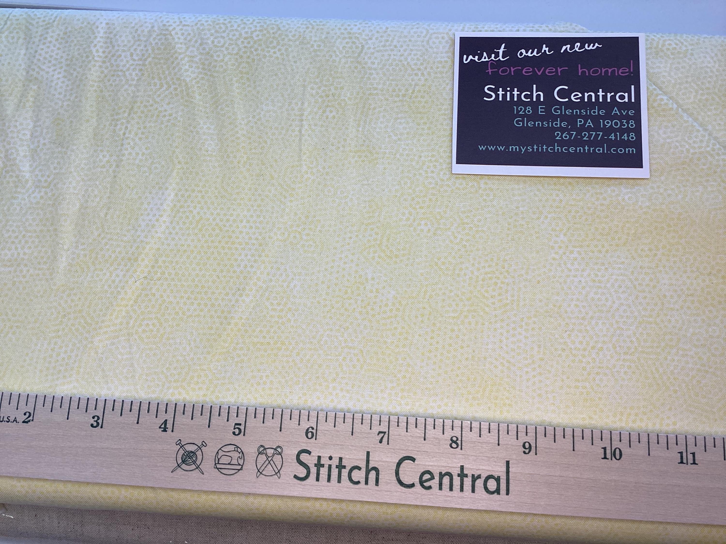 Dimples Yellow Mist Y24- By Andover Fabrics - Semi Solid Blender - yellow blender