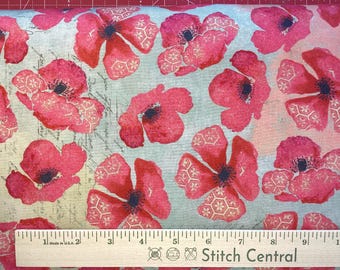 Multi Poppy 108in Wide Back, 108" wide  BACKING FABRIC