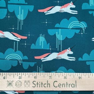 Dream The Best Dusk - Onward & Upward by Jessica Swift- Art Gallery Fabrics -  Flying Horse