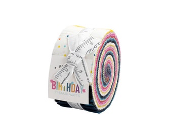 Birthday by Sarah Watts- Jelly Roll- 42 pieces