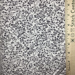 Arroyo Sol - Little Wings - Eternity- black and white floral - mini floral