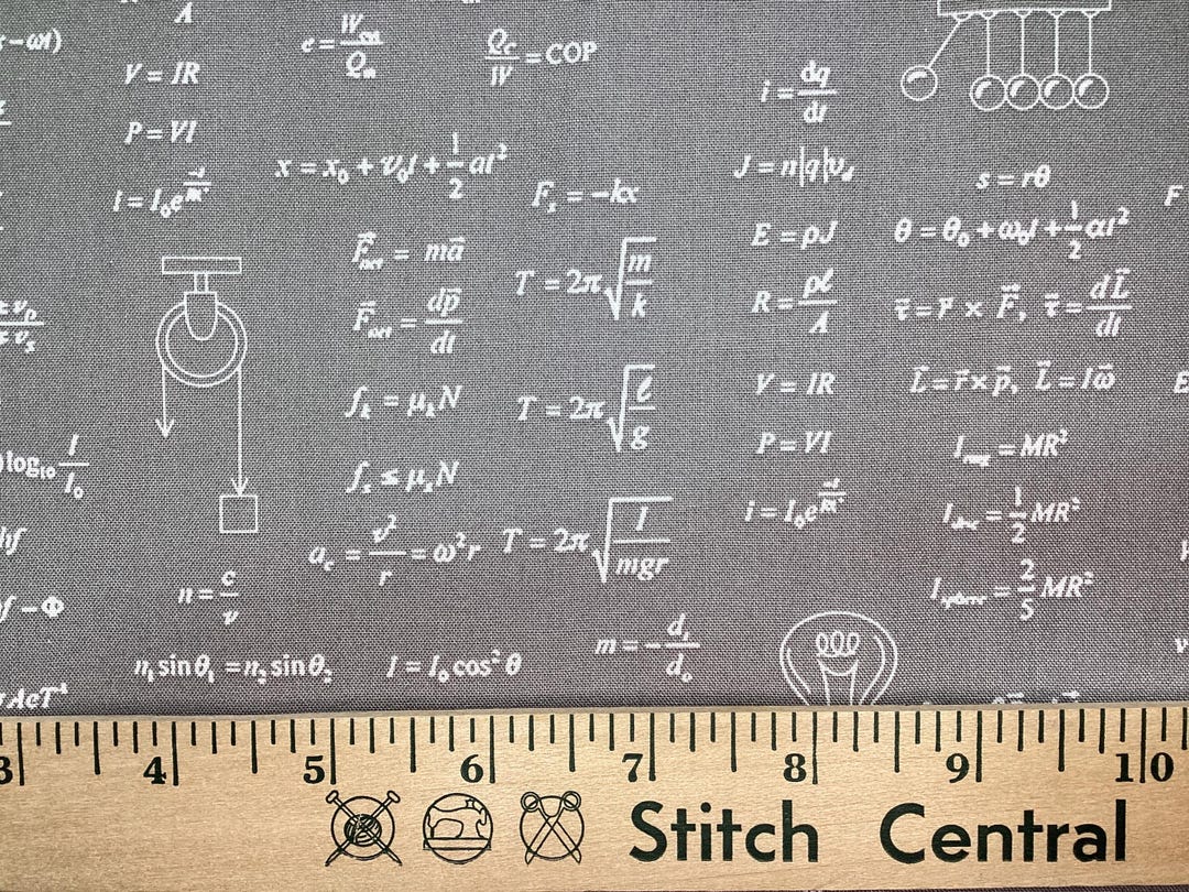 Science Fair 2 - Grey Equations - Math on Grey - Etsy