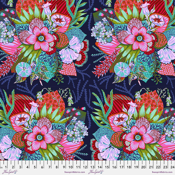 Perth - Moondance || Welcome Home- Anna Maria Horner from FreeSpirit Fabrics - modern Floral - AMH Fabric