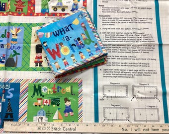 What A World Soft Book Panel - 24" x 44"