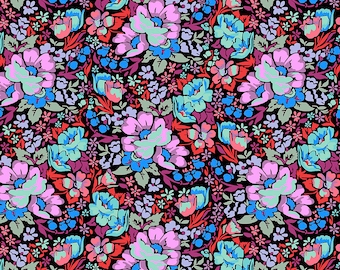 Floral Cotton Fabric: Anna Maria Horner - Overachiever Velvet
