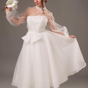 vestido de novia increíblemente aireado