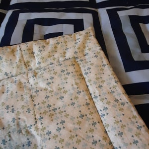 Handmade patchwork cotton, patchwork quilt, boho bohemian vintage, Nordic Reversible throw blanket bedspread, Woven Scandi,knitted bedspread