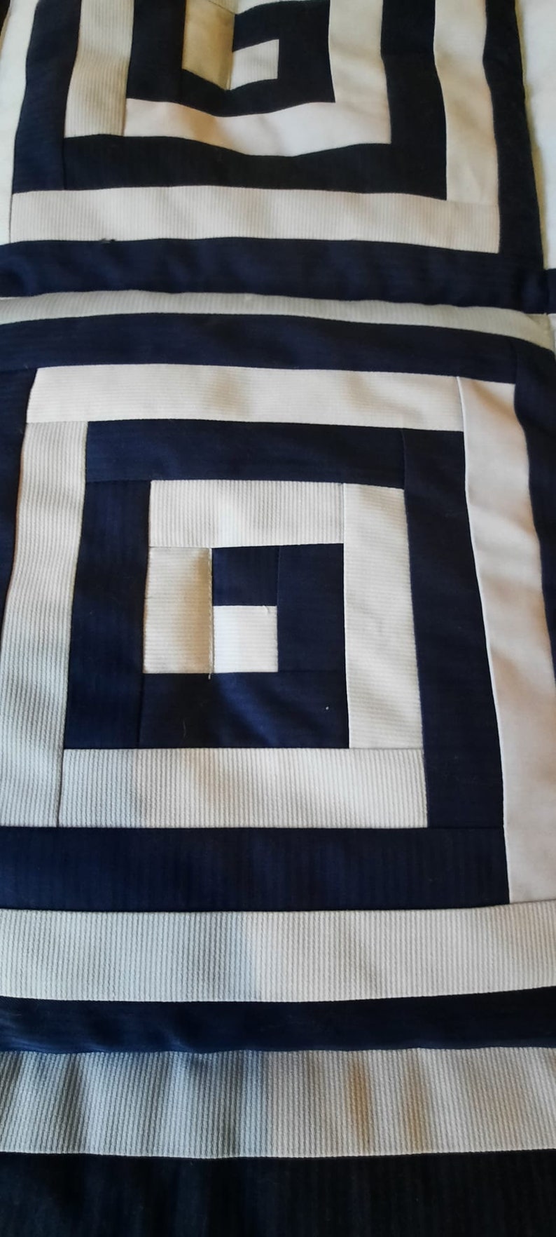 Handmade patchwork cotton, patchwork quilt, boho bohemian vintage, Nordic Reversible throw blanket bedspread, Woven Scandi,knitted bedspread