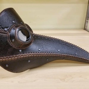 3D Printed Plague Doctor Mask Hand Painted