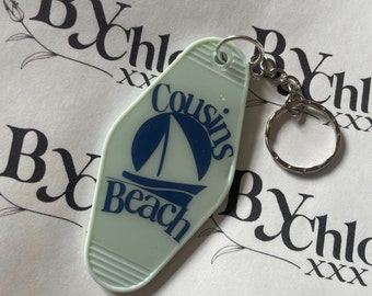 TSITP Inspired keyring || COUSINS BEACH || conrad || jeremiah || Motel style keyring