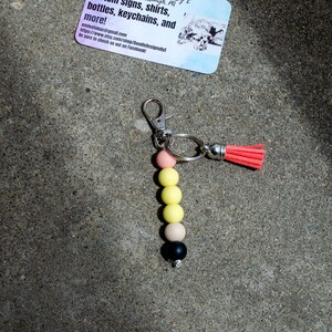 Pencil Teacher Silicone Keychain