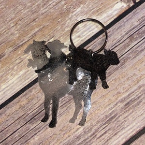 Goat Resin Keychain