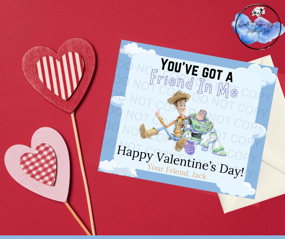 You Got A Friend in Me Toy Story Digital Valentine's Day Card