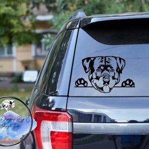 Rottweiler Decal | Rottie | Rottweiler Dog | Rottie Dog Decal | Dog Mom | Dog Dad | Decal | Sticker | Bully Breed |  Car Decal