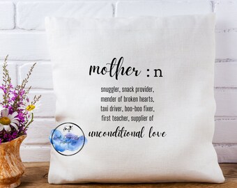 Mother Definition Pillow Case | Mother's Day | Gifts for Mom | Worlds Best Mom | Pillow Case | Pillow Cover |Mom | Mama Gift | Mama Pillow