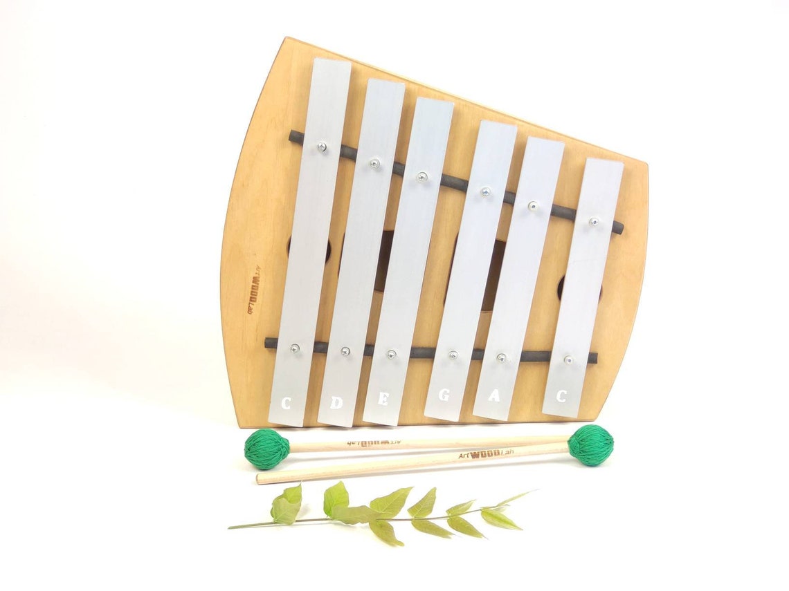 Alto Metallophone Pentatonic 6 Note Xylophone with Aluminium Etsy