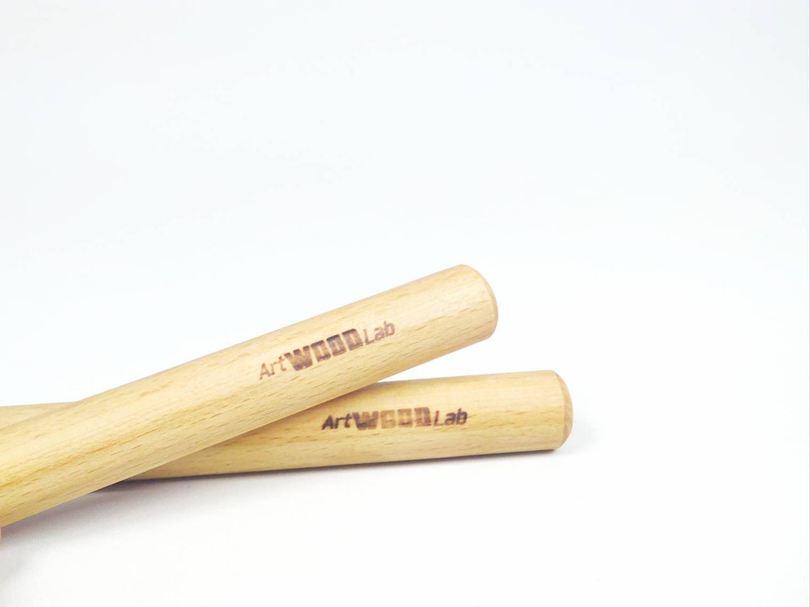 Hardwood Clave Rhythm Stick Wood claves best Musical Wooden Etsy