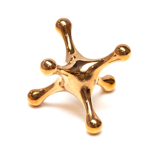 Polished Bronze | Luxury Fidget Toy | Hand Spinner | Dexterity | Metal Top | Stim Toy | Contemporary Design | Desk Art || Revol8