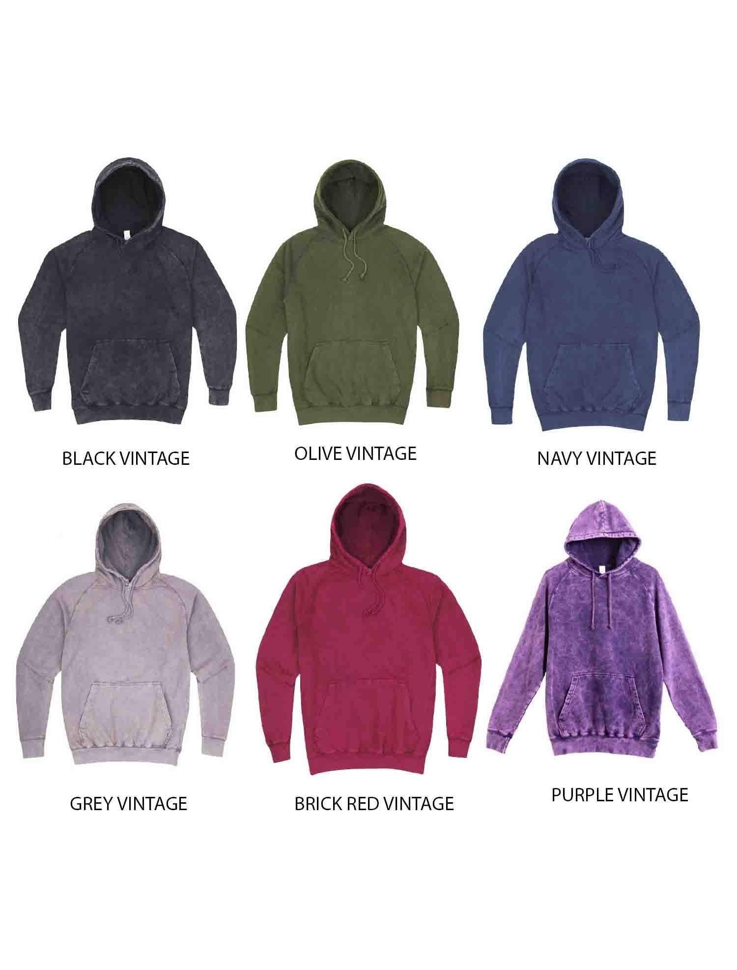 Personalized Vintage Sport Script Embroidered Vintage Washed Hoodies ...