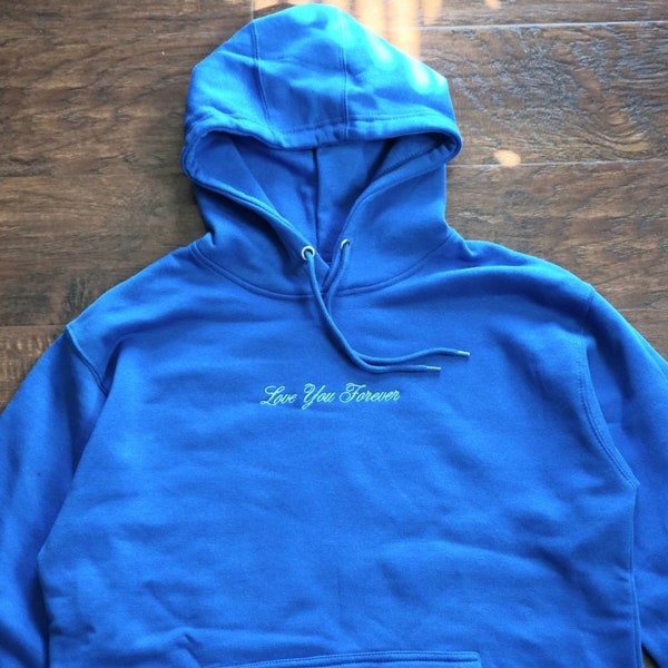 Love you forever Nothing was the same Embroidered pullover hoodie drake ovo streetwear scorpion lil wayne hip hop merch
