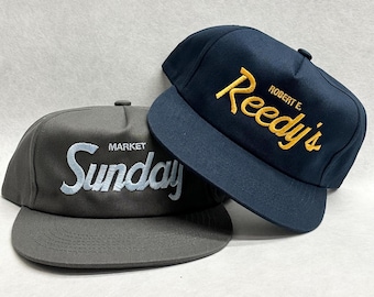 Customizable 5 Panel Unstructured Custom City Vintage Font Hat Script Cap Beverly Hills Classic USA Sports Snapback hood make your own