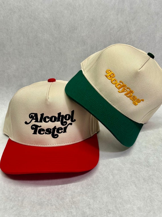 2 Tone Custom Swirly Script Embroidered City Vintage Font Script cap USA Sports Snapback Hat Personalize customizable letters Thank You