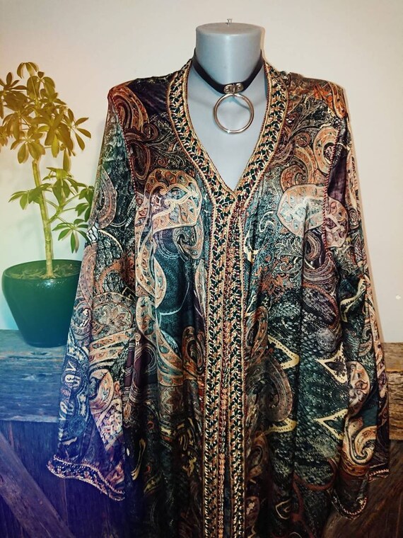 Silk Paisley Technicolour Kimono