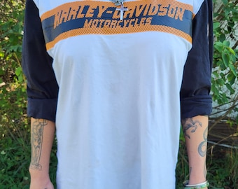 Vintage Harley-Davidson Raglan Tee
