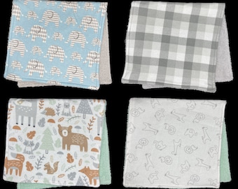 Flannel Burp Cloths