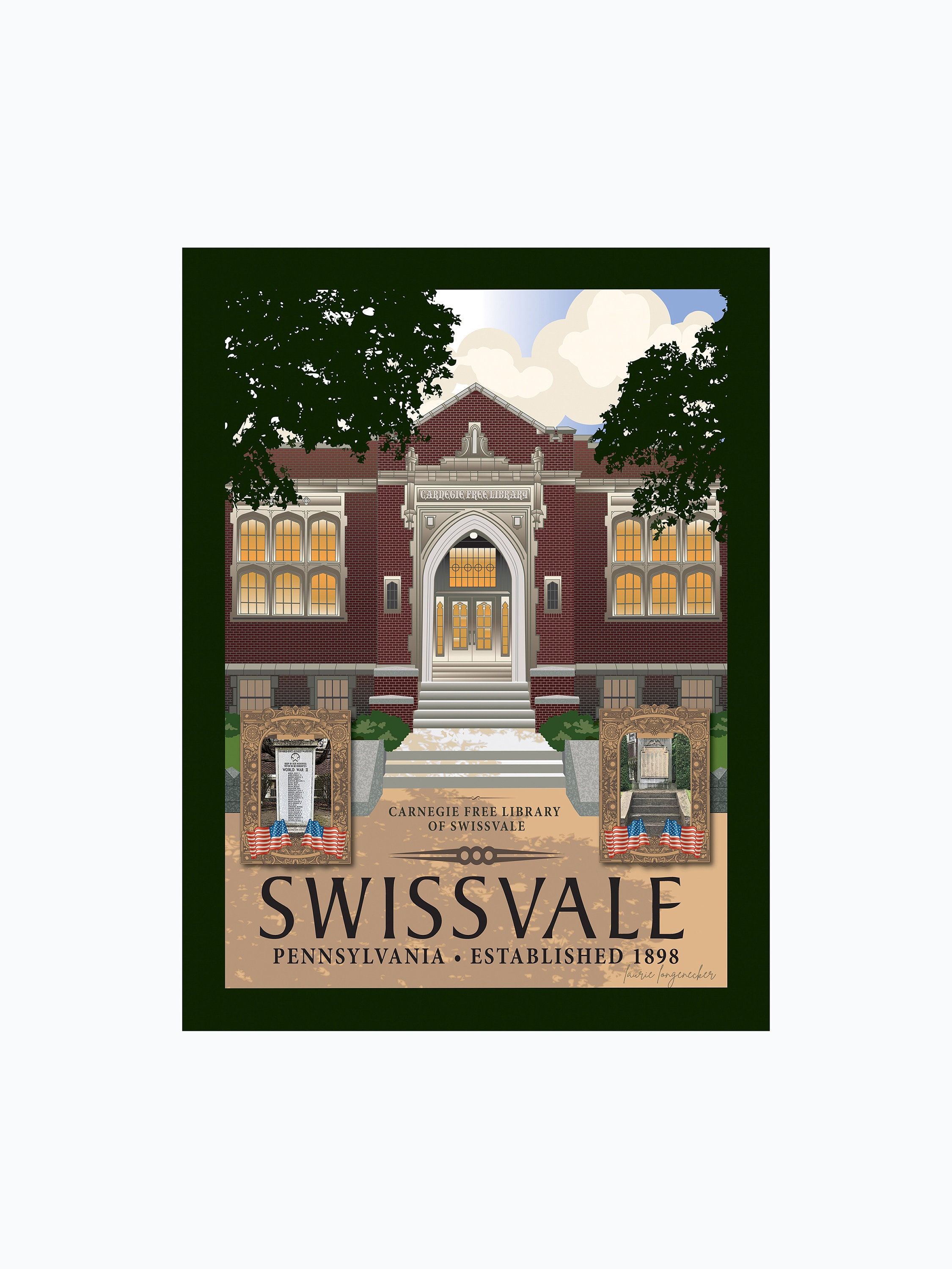 Swissvale Library - Swissvale Poster - Swissvale Pennsylvania ...