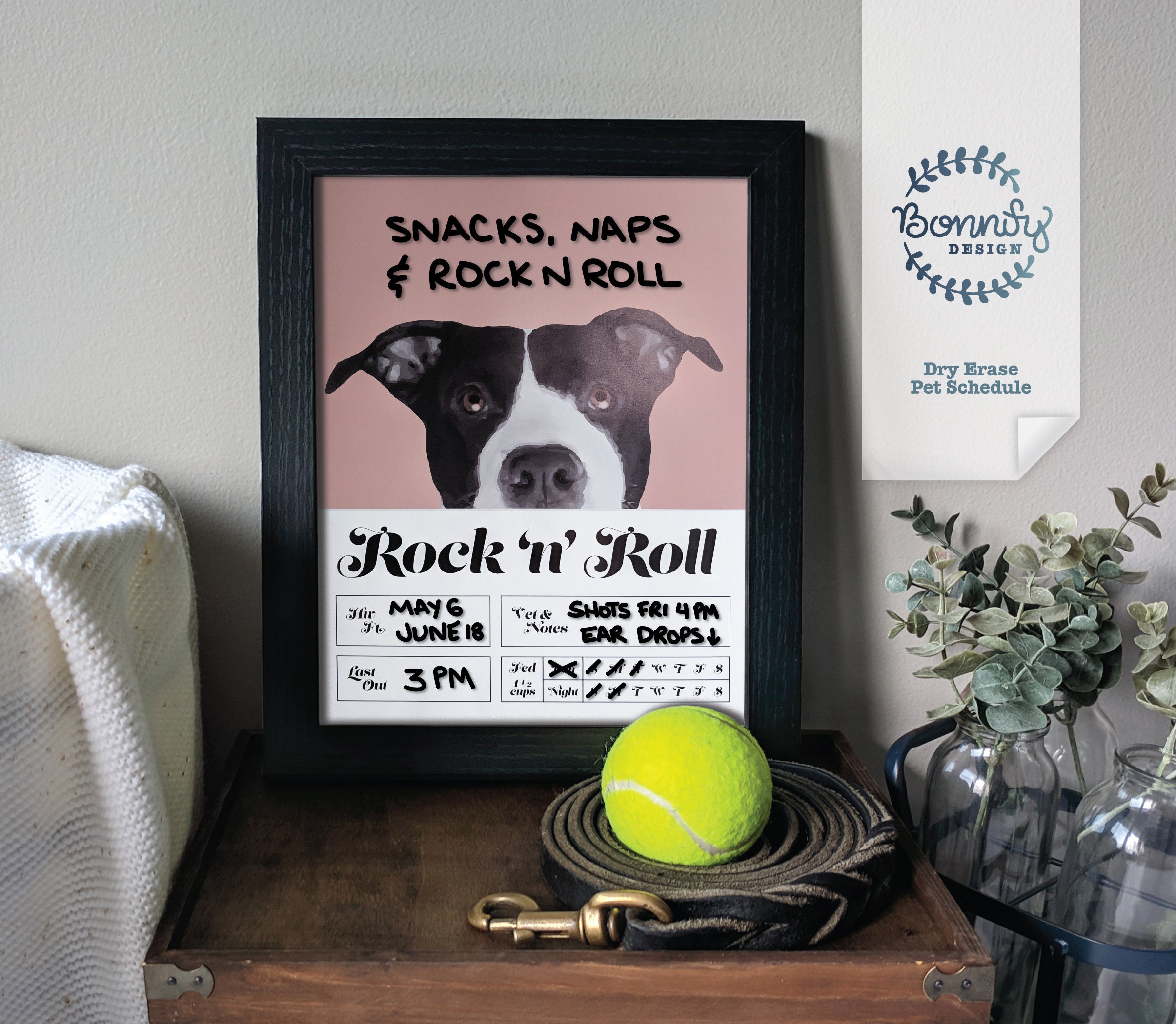 Custom Dry Erase Board for Dogs Custom Pet Portrait Pet Etsy Norway