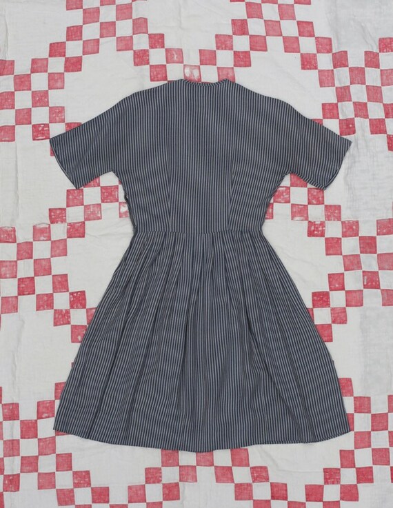 1940s Teena Paige Pinstripe Dress - image 6
